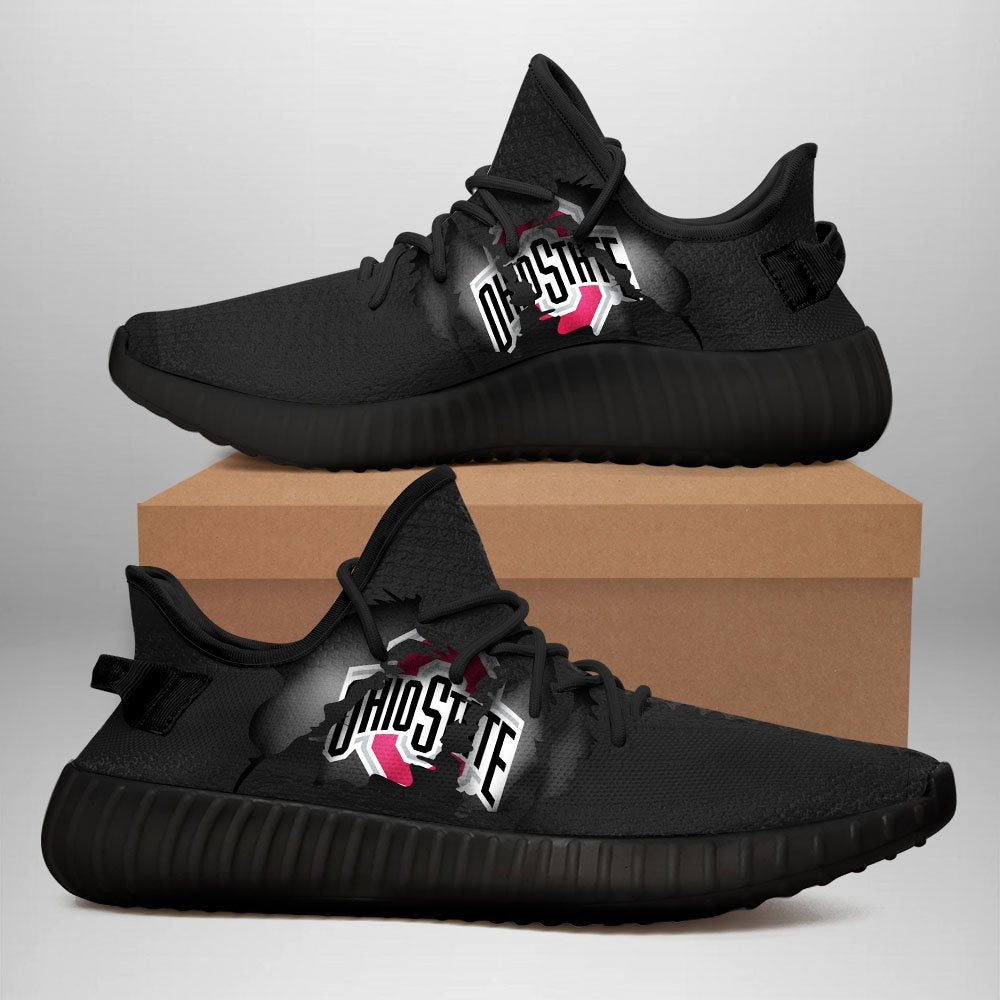 Footwearstorm Ohio State Buckeyes Yeezy Boost Shoes For Men And Women 1