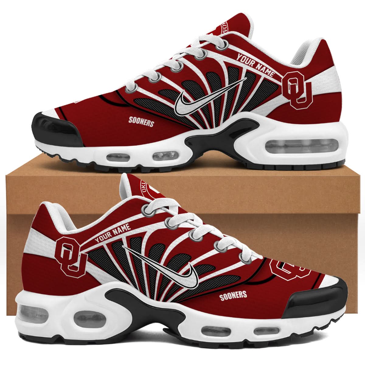 Footwearstorm Oklahoma Sooners TN Shoes Sneakers For Men And Women 2