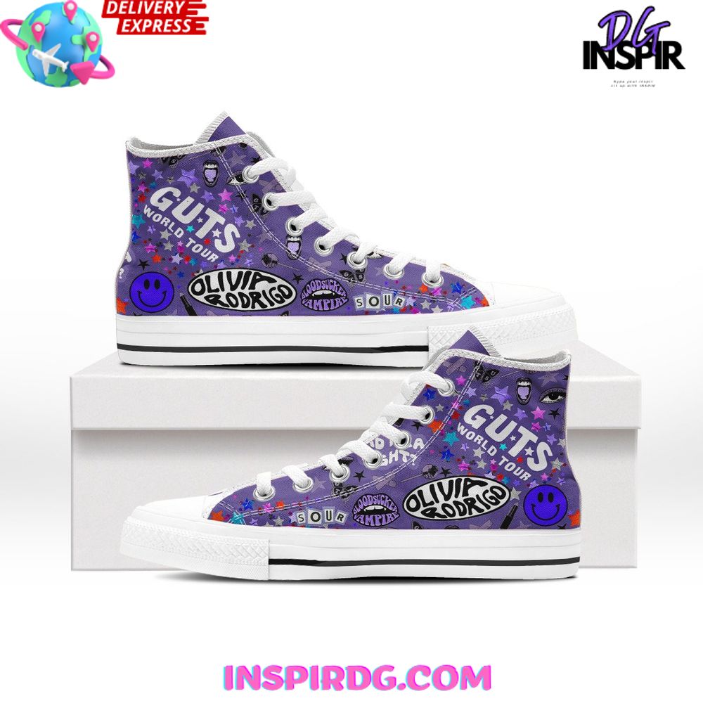 Footwearstorm Olivia Rodrigo High Top Canvas Sneakers Shoes For Men And Women 2