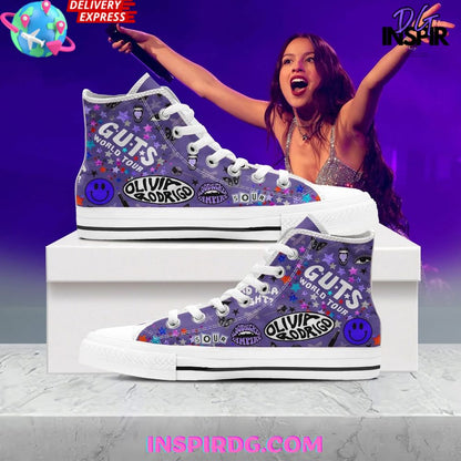 Footwearstorm Olivia Rodrigo High Top Canvas Sneakers Shoes For Men And Women 2
