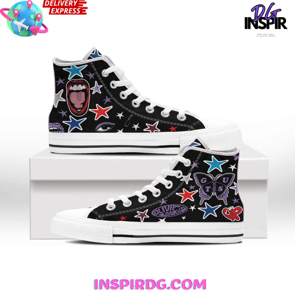 Footwearstorm Olivia Rodrigo High Top Canvas Sneakers Shoes For Men And Women 1