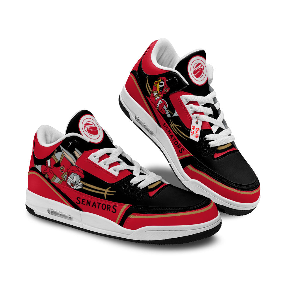 Footwearstorm Ottawa Senators AJ3 Sneakers Shoes For Men And Women