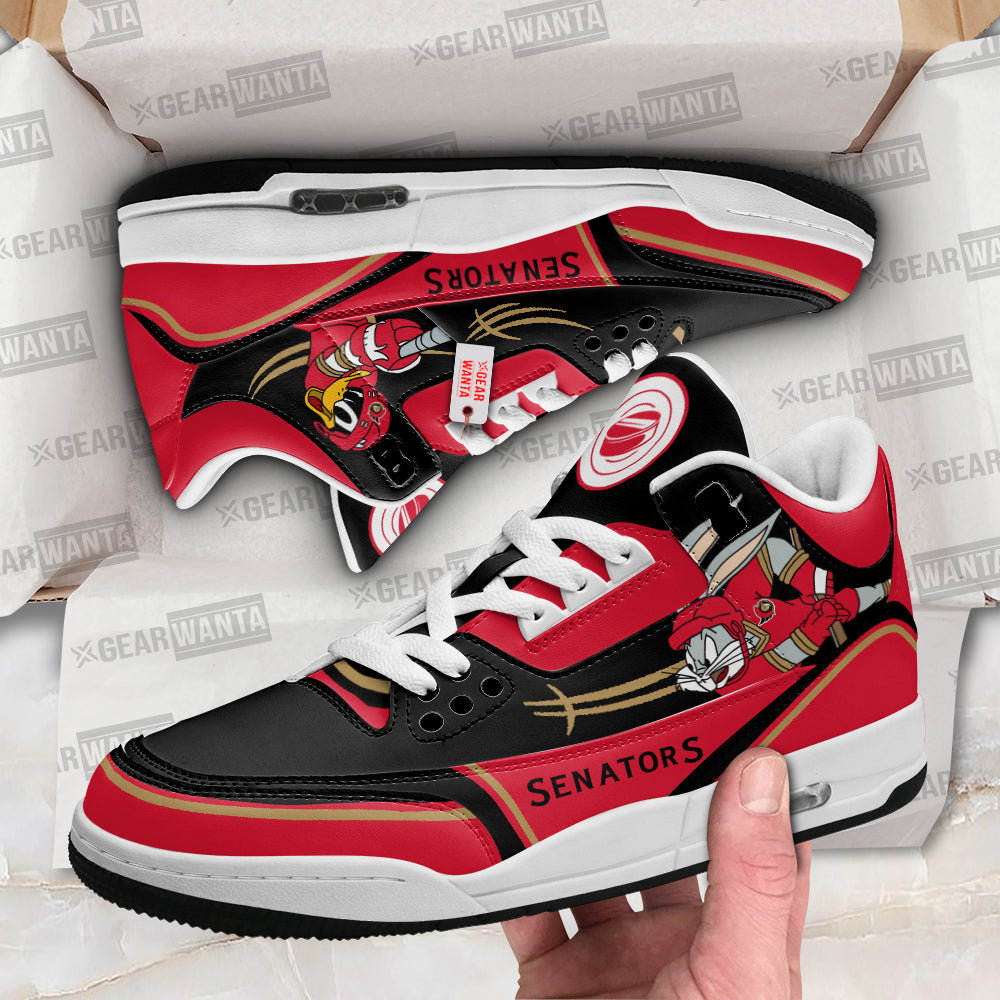 Footwearstorm Ottawa Senators AJ3 Sneakers Shoes For Men And Women
