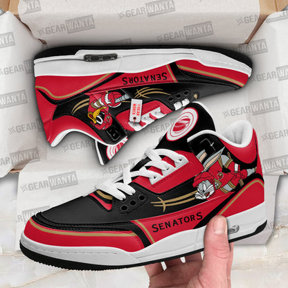 Footwearstorm Ottawa Senators AJ3 Sneakers Shoes For Men And Women