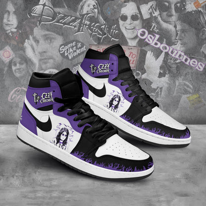 Footwearstorm Ozzy Osbourne AJ1 High Sneakers Shoes For Men And Women 1