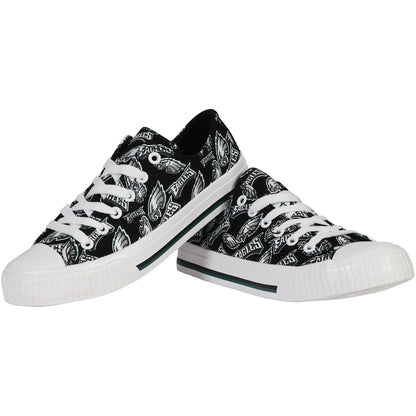 Footwearstorm Philadelphia Eagles Low Top Canvas Sneakers Shoes For Men And Women 1