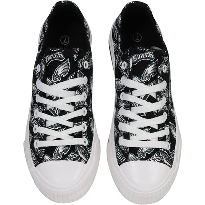 Footwearstorm Philadelphia Eagles Low Top Canvas Sneakers Shoes For Men And Women 1