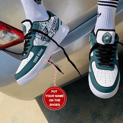 Footwearstorm Philadelphia Eagles NFL Air Low-Top Sneakers Shoes For Men And Women 1205306