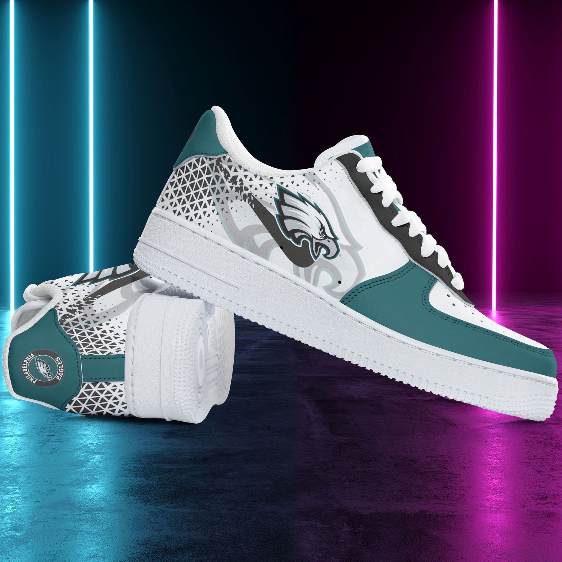 Footwearstorm Philadelphia Eagles NFL Air Low-Top Sneakers Shoes For Men And Women 1205313