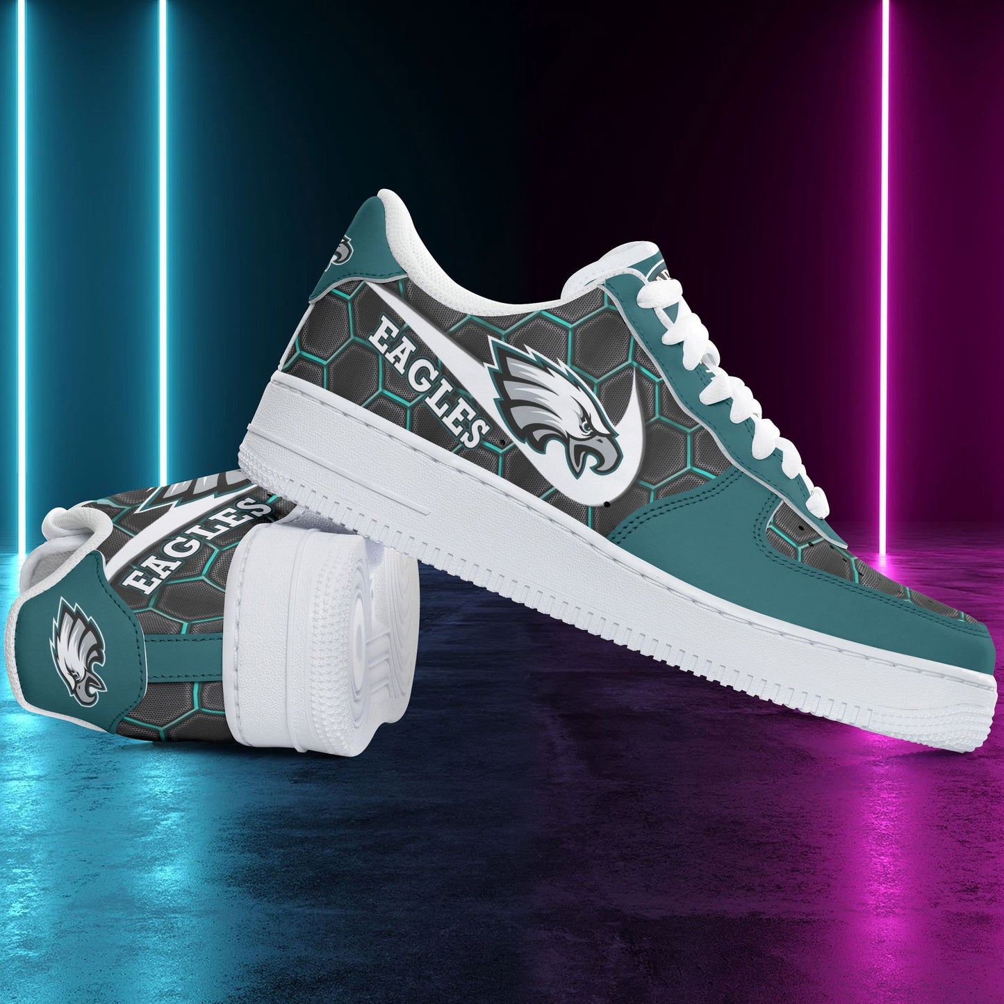 Footwearstorm Philadelphia Eagles NFL Air Low-Top Sneakers Shoes For Men And Women 1205308