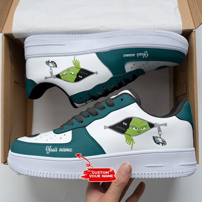 Footwearstorm Philadelphia Eagles NFL Air Low-Top Sneakers Shoes For Men And Women 1205192