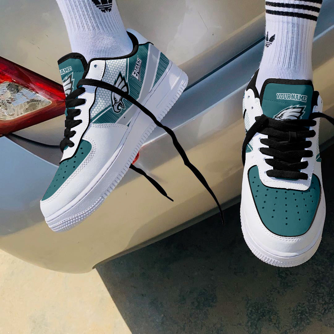 Footwearstorm Philadelphia Eagles NFL Air Low-Top Sneakers Shoes For Men And Women 1205316