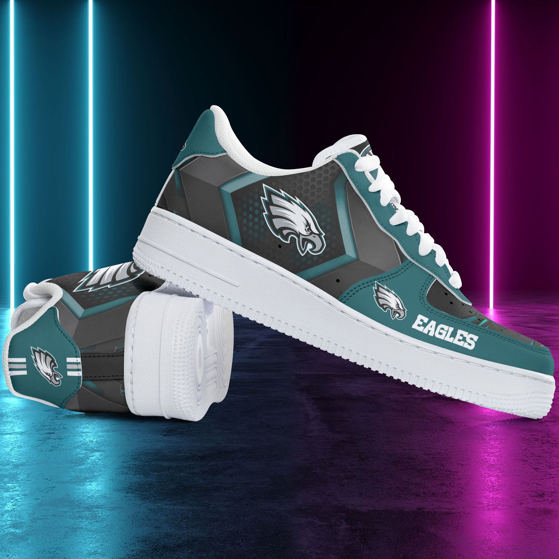 Footwearstorm Philadelphia Eagles NFL Air Low-Top Sneakers Shoes For Men And Women 1205315