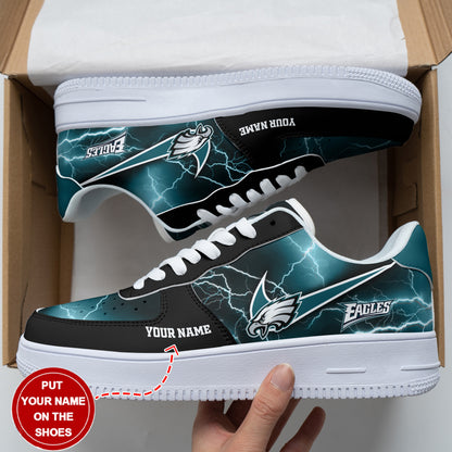 Footwearstorm Philadelphia Eagles NFL Air Low-Top Sneakers Shoes For Men And Women 1205304