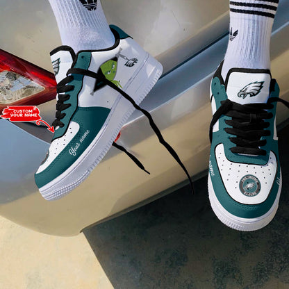 Footwearstorm Philadelphia Eagles NFL Air Low-Top Sneakers Shoes For Men And Women 1205192