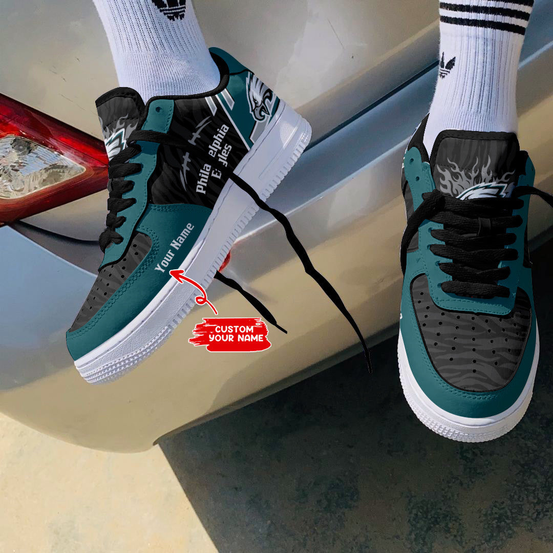 Footwearstorm Philadelphia Eagles NFL Air Low-Top Sneakers Shoes For Men And Women 1205301