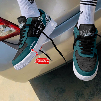 Footwearstorm Philadelphia Eagles NFL Air Low-Top Sneakers Shoes For Men And Women 1205301