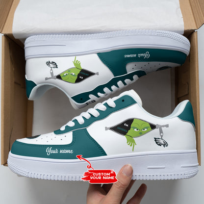 Footwearstorm Philadelphia Eagles NFL Air Low-Top Sneakers Shoes For Men And Women 1205192
