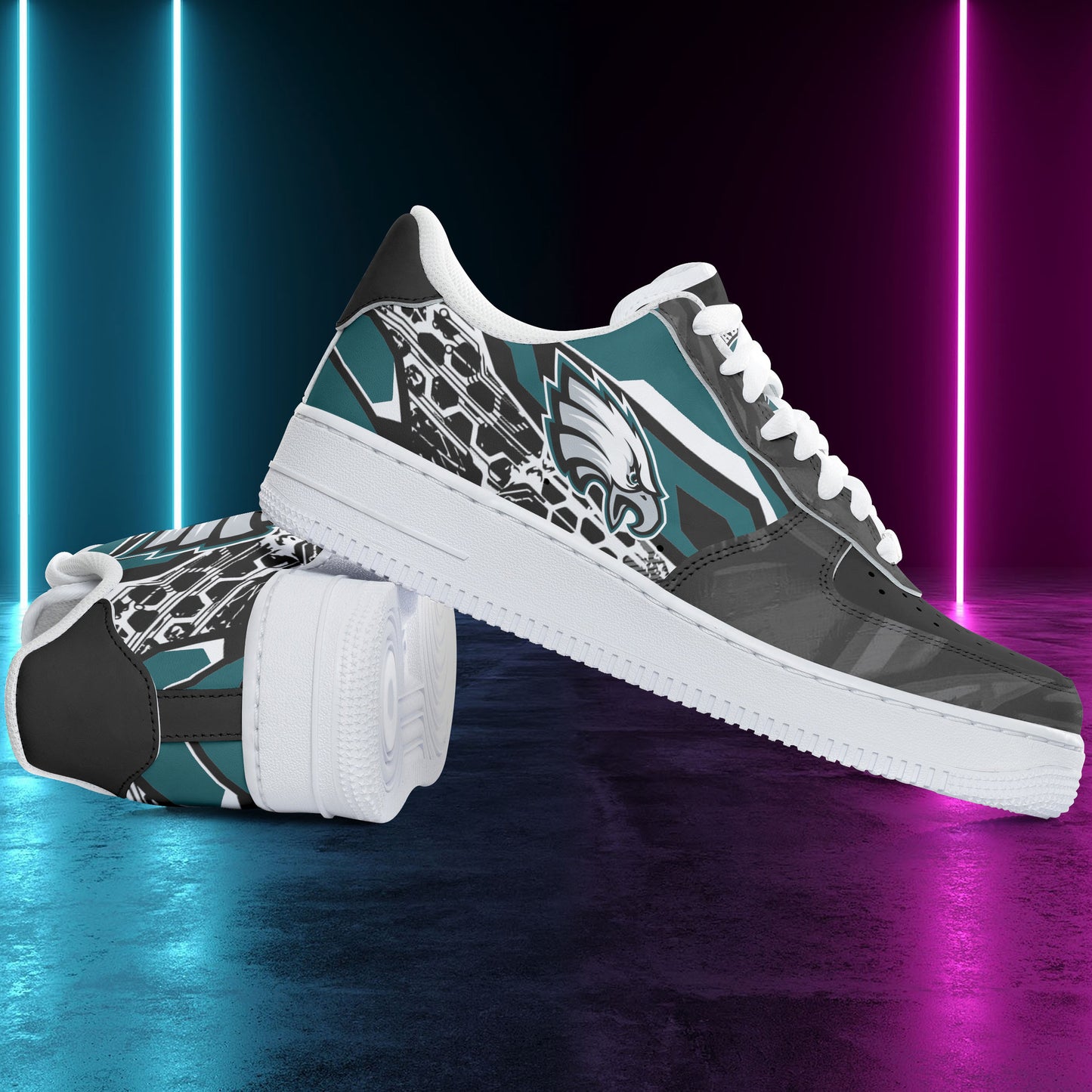 Footwearstorm Philadelphia Eagles NFL Air Low-Top Sneakers Shoes For Men And Women 1205310