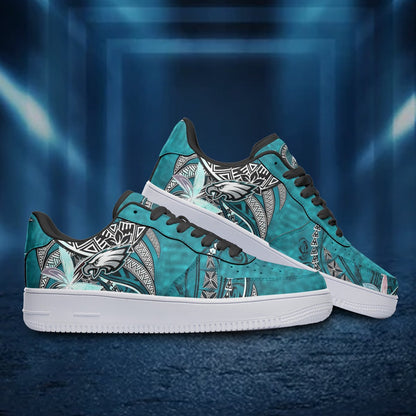 Footwearstorm Philadelphia Eagles NFL Air Low-Top Sneakers Shoes For Men And Women 1205189