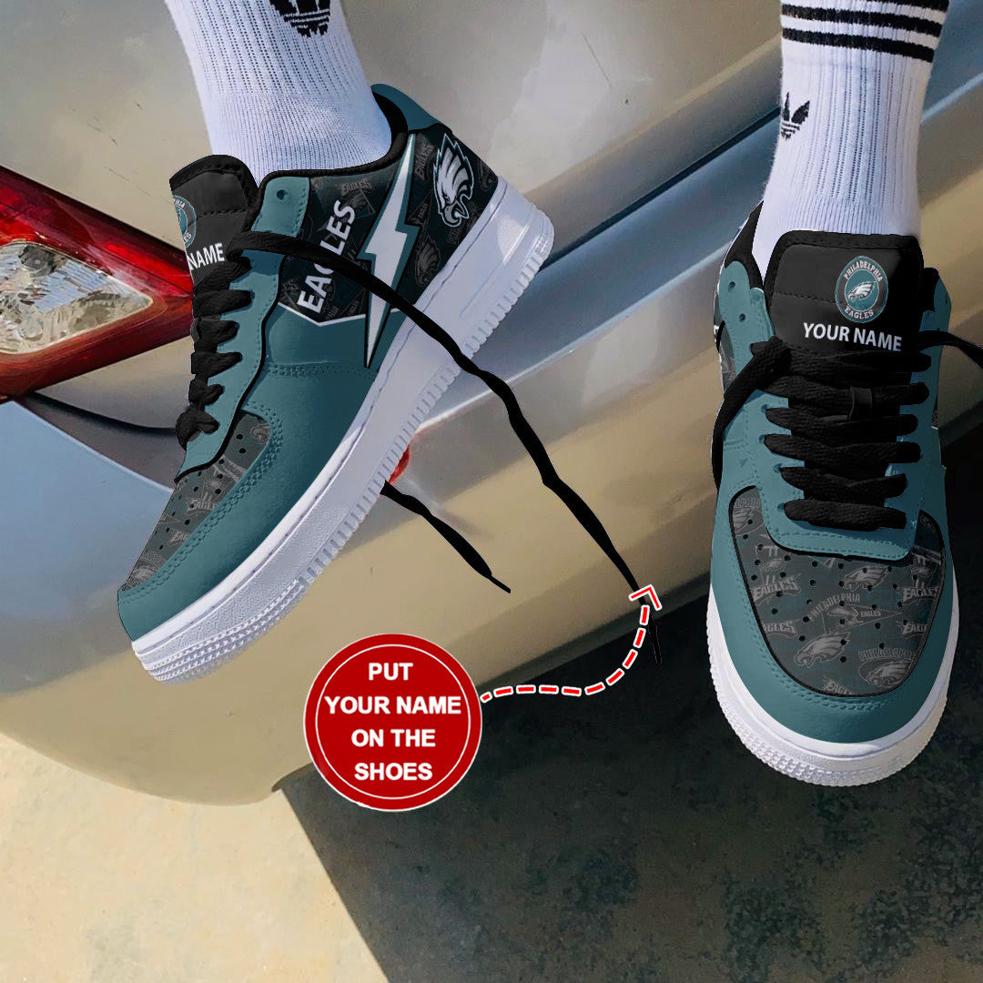 Footwearstorm Philadelphia Eagles NFL Air Low-Top Sneakers Shoes For Men And Women 1205317