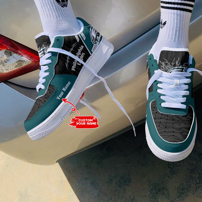Footwearstorm Philadelphia Eagles NFL Air Low-Top Sneakers Shoes For Men And Women 1205301