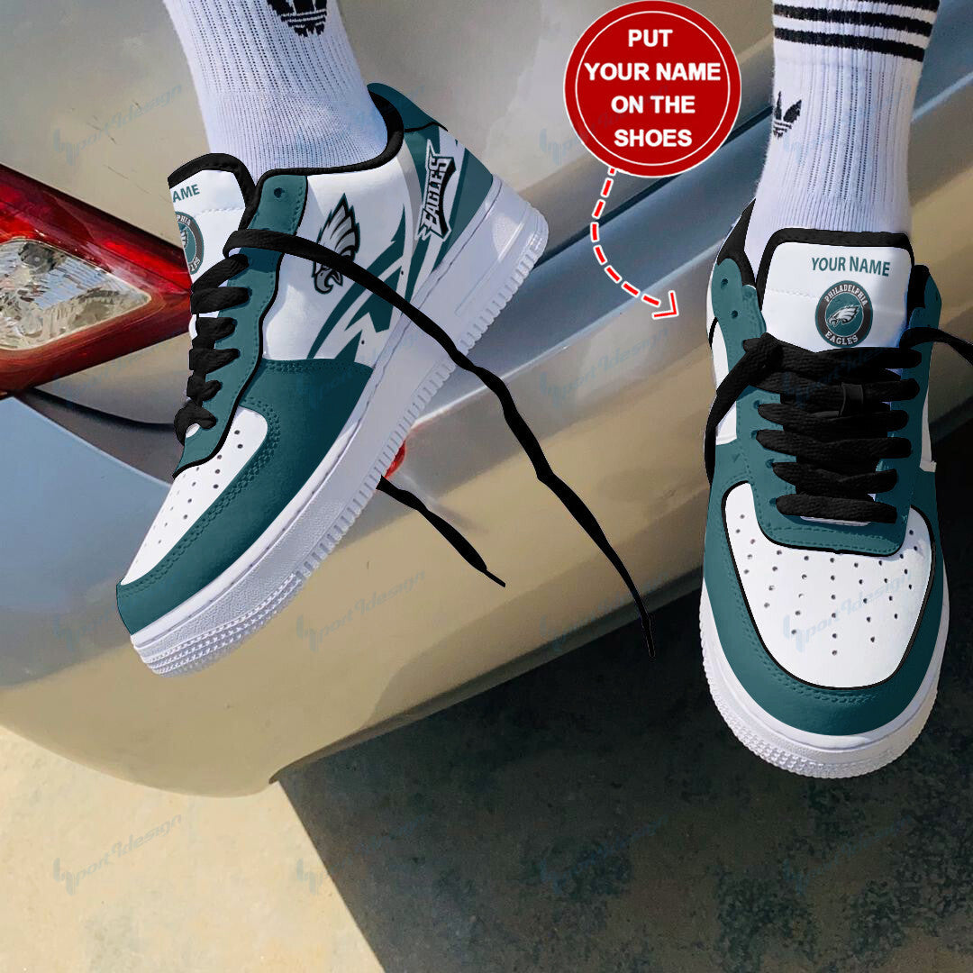 Footwearstorm Philadelphia Eagles NFL Air Low-Top Sneakers Shoes For Men And Women 1205305