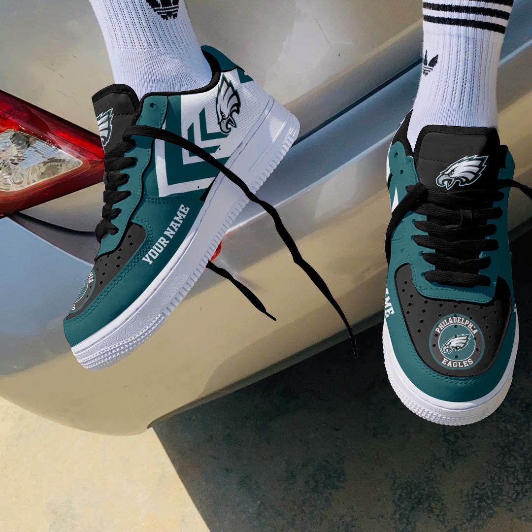 Footwearstorm Philadelphia Eagles NFL Air Low-Top Sneakers Shoes For Men And Women 1205303
