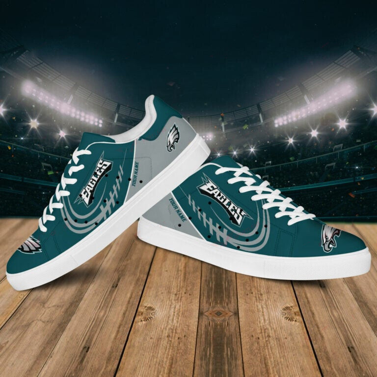 Footwearstorm Philadelphia Eagles Skate Stan Shoes Sneakes For Men And Women 3