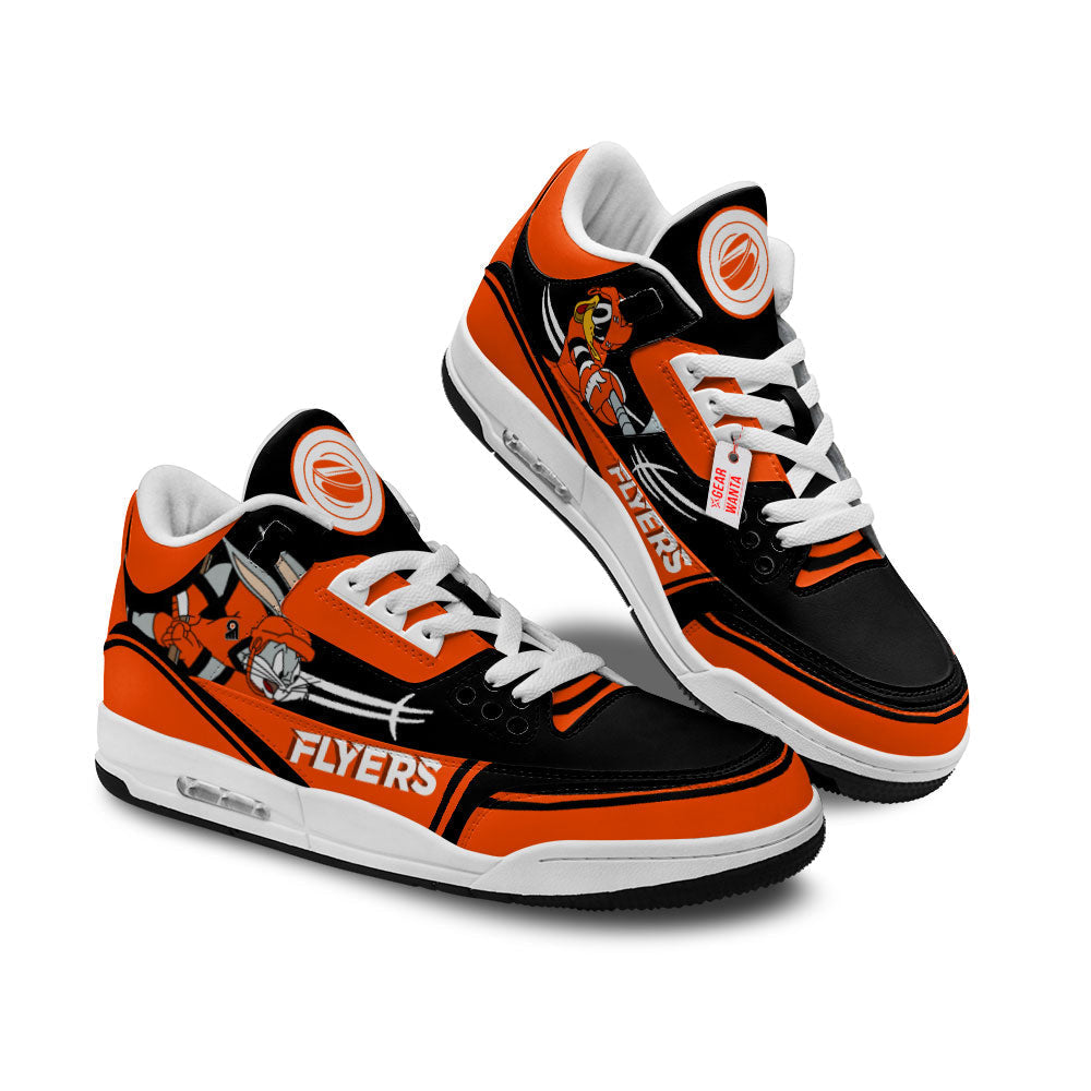 Footwearstorm Philadelphia Flyers AJ3 Sneakers Shoes For Men And Women