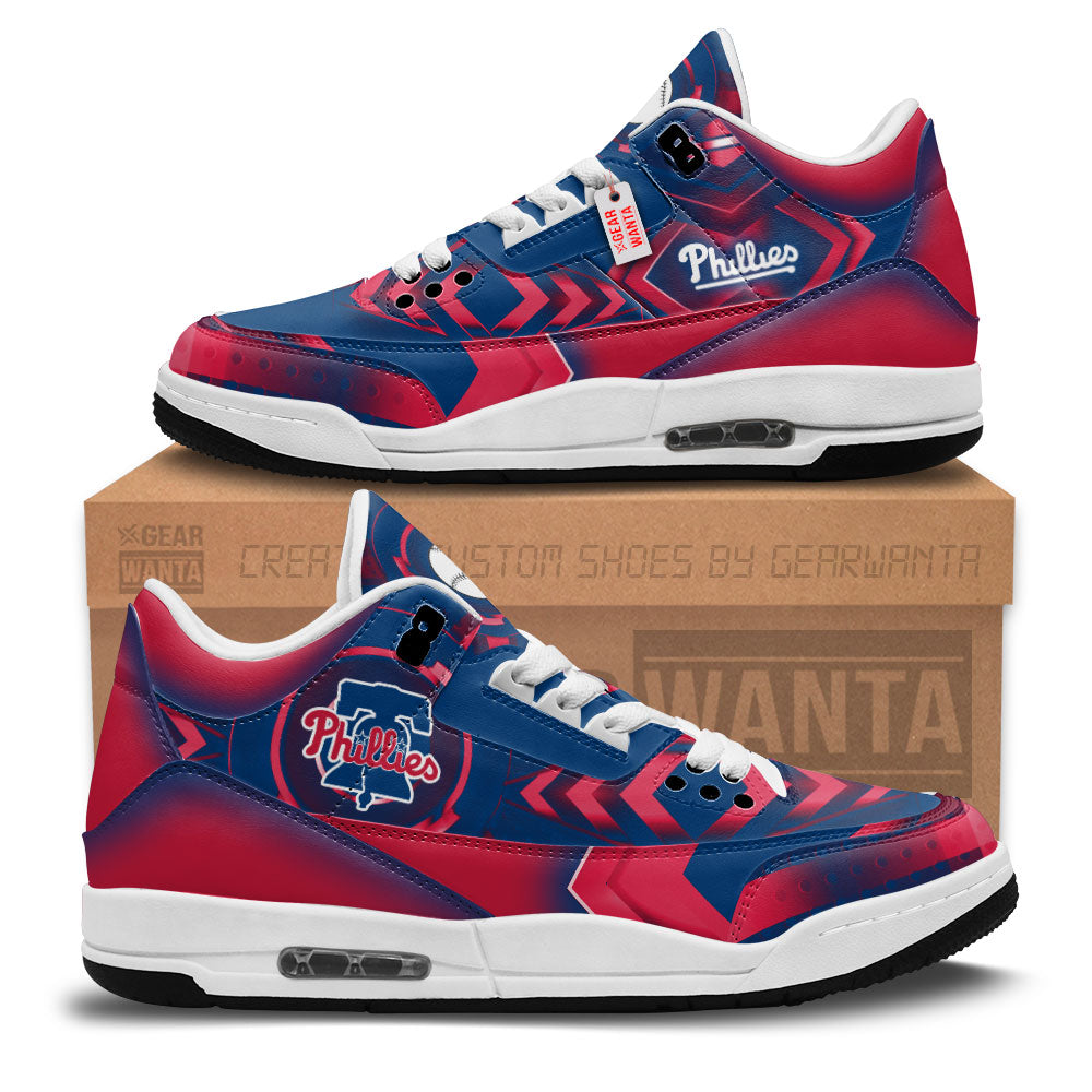 Footwearstorm Philadelphia Phillies AJ3 Sneakers Shoes For Men And Women
