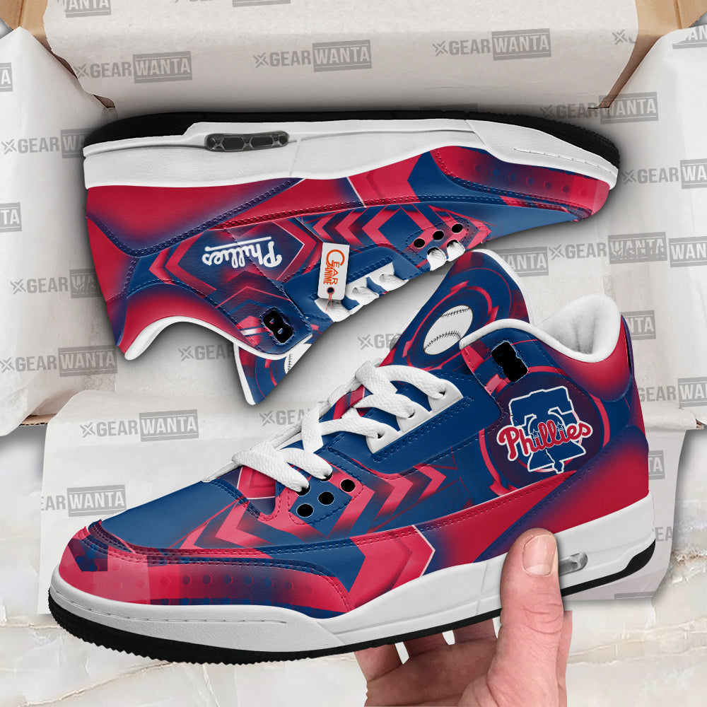 Footwearstorm Philadelphia Phillies AJ3 Sneakers Shoes For Men And Women