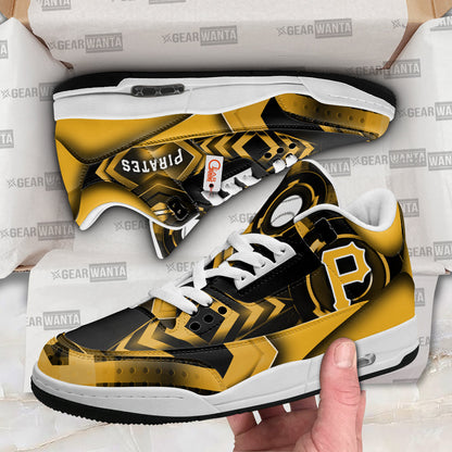 Footwearstorm Pittsburgh Pirates AJ3 Sneakers Shoes For Men And Women