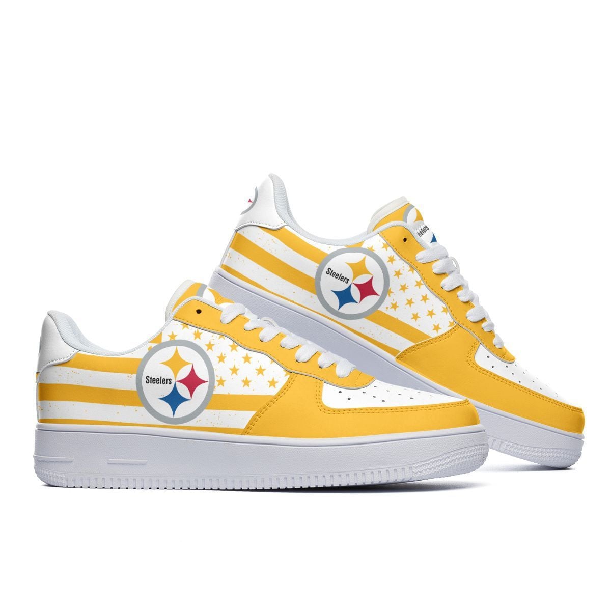 Footwearstorm Pittsburgh Steelers Air Low-Top Sneakers Shoes For Men And Women 1205115