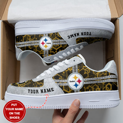 Footwearstorm Pittsburgh Steelers Air Low-Top Sneakers Shoes For Men And Women 120572