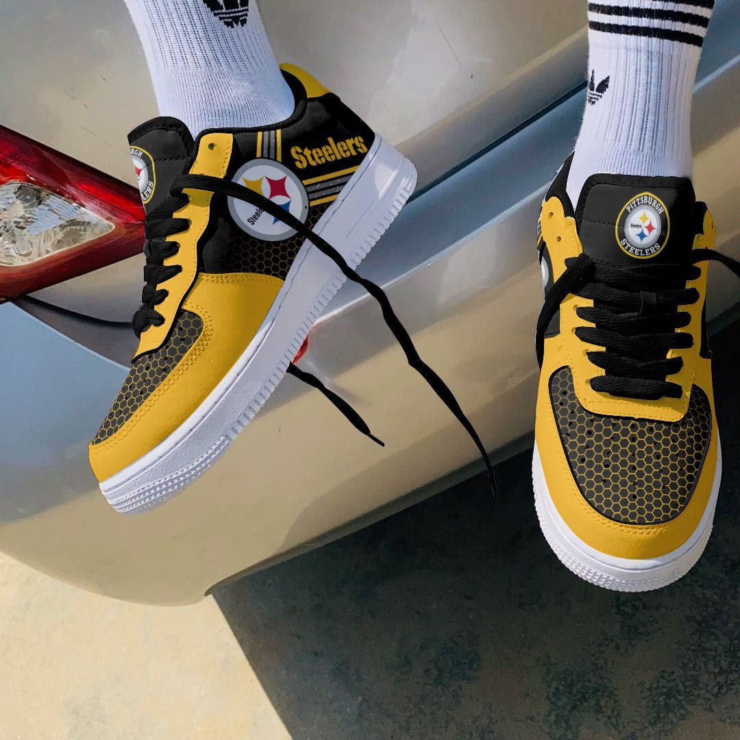 Footwearstorm Pittsburgh Steelers Air Low-Top Sneakers Shoes For Men And Women 1205132