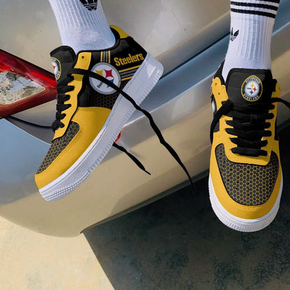 Footwearstorm Pittsburgh Steelers Air Low-Top Sneakers Shoes For Men And Women 1205132