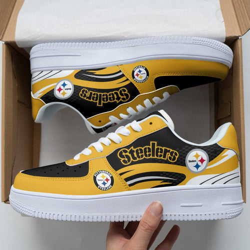 Footwearstorm Pittsburgh Steelers Air Low-Top Sneakers Shoes For Men And Women 1205126