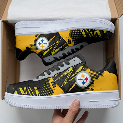 Footwearstorm Pittsburgh Steelers Air Low-Top Sneakers Shoes For Men And Women 1205111
