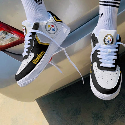 Footwearstorm Pittsburgh Steelers Air Low-Top Sneakers Shoes For Men And Women 1205107
