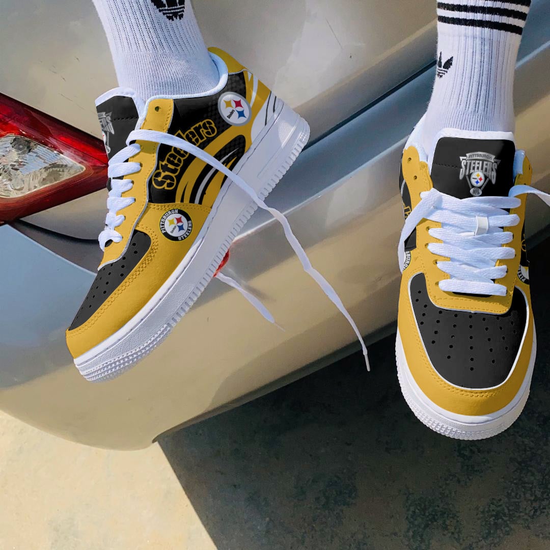 Footwearstorm Pittsburgh Steelers Air Low-Top Sneakers Shoes For Men And Women 1205126