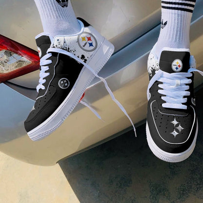 Footwearstorm Pittsburgh Steelers Air Low-Top Sneakers Shoes For Men And Women 1205128