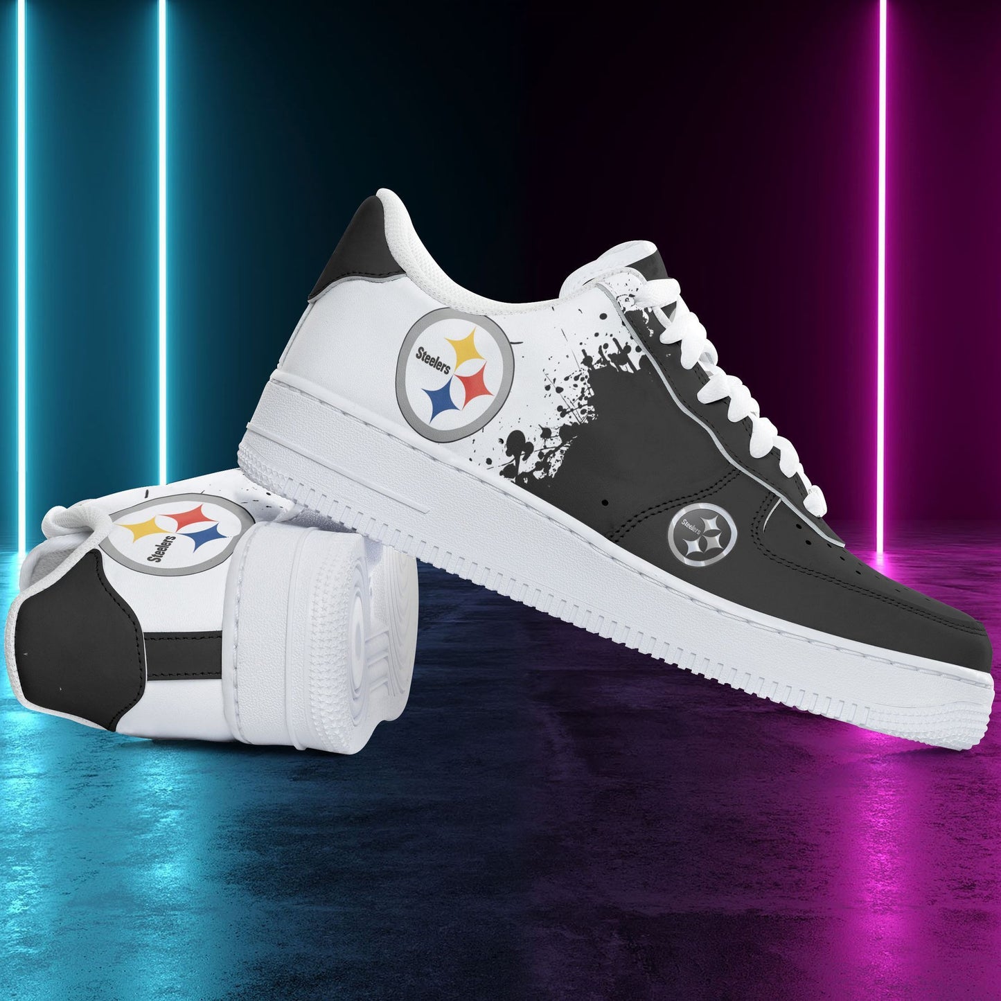 Footwearstorm Pittsburgh Steelers Air Low-Top Sneakers Shoes For Men And Women 1205128