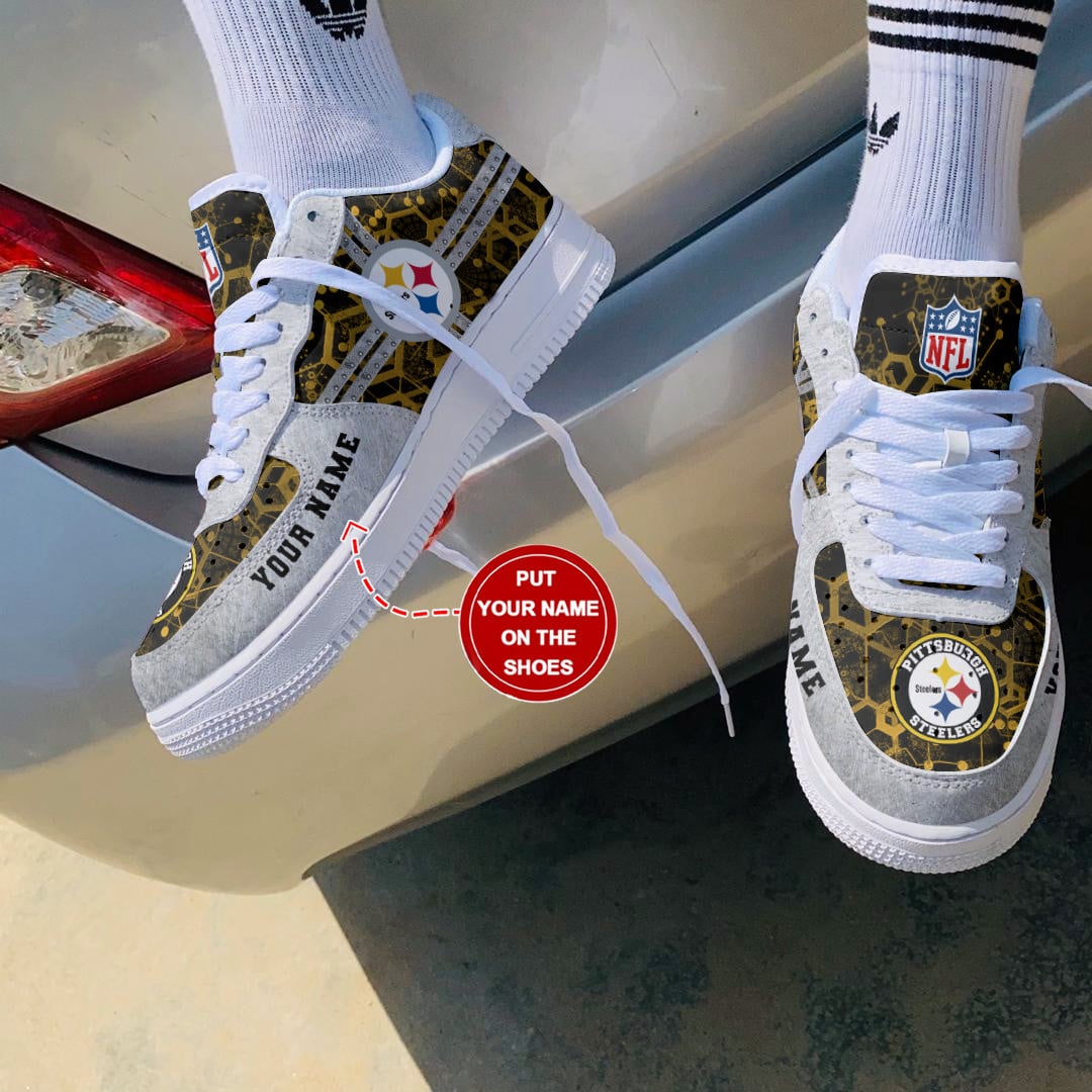 Footwearstorm Pittsburgh Steelers Air Low-Top Sneakers Shoes For Men And Women 120572