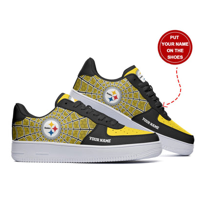 Footwearstorm Pittsburgh Steelers Air Low-Top Sneakers Shoes For Men And Women 120588