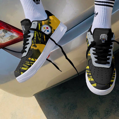 Footwearstorm Pittsburgh Steelers Air Low-Top Sneakers Shoes For Men And Women 1205111