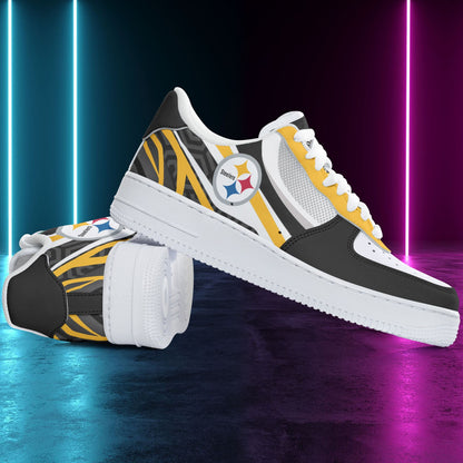 Footwearstorm Pittsburgh Steelers Air Low-Top Sneakers Shoes For Men And Women 1205134