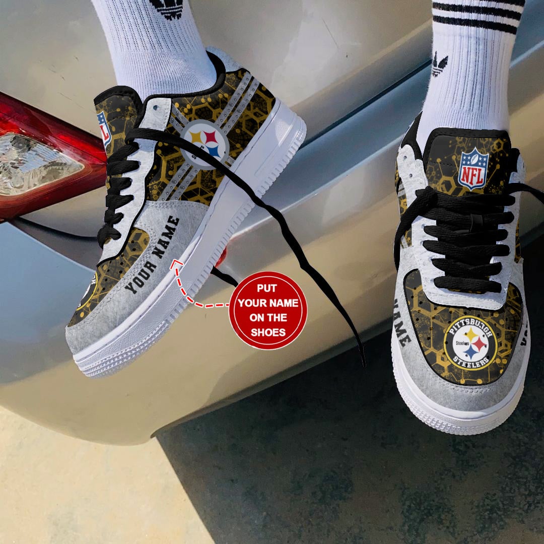 Footwearstorm Pittsburgh Steelers Air Low-Top Sneakers Shoes For Men And Women 120572