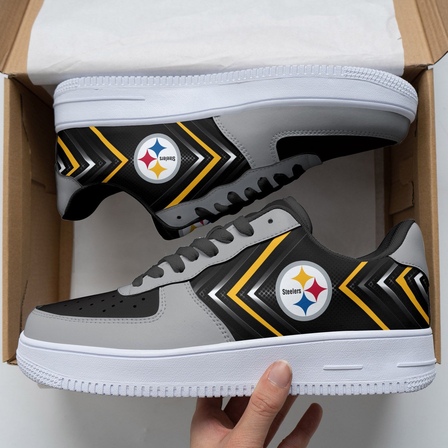 Footwearstorm Pittsburgh Steelers Air Low-Top Sneakers Shoes For Men And Women 1205130