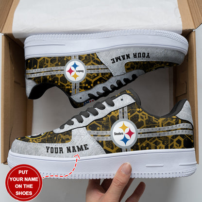 Footwearstorm Pittsburgh Steelers Air Low-Top Sneakers Shoes For Men And Women 120572